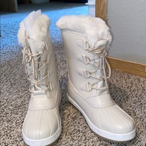 New White Snow Boots